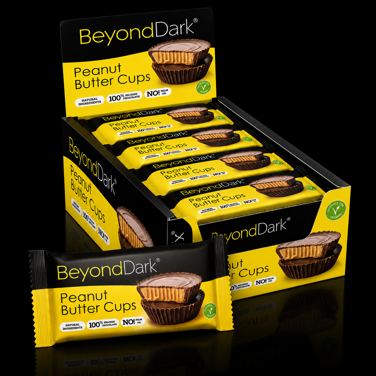 BEYOND DARK - Dark Chocolate Peanut Butter Cups (12 Pack) image 0