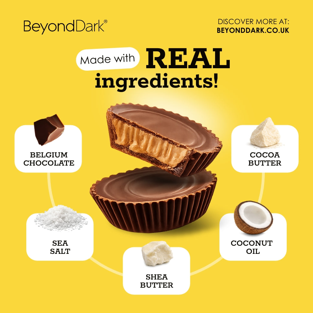 BEYOND DARK - Dark Chocolate Peanut Butter Cups (12 Pack) image 5